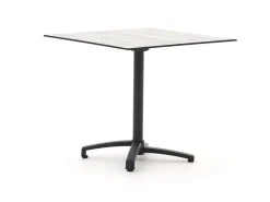 Manifesto Belpasso/Canzo 80 cm Gartenmöbel-Set 5-teilig stapelbar klappbar