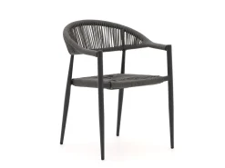 Manifesto Belpasso/Canzo 80 cm Gartenmöbel-Set 5-teilig stapelbar klappbar