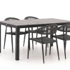 Manifesto Belpasso/Fidenza 160 cm Gartenmöbel-Set 5-teilig stapelbar