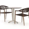Manifesto Belpasso/Lisio ø 80 cm Gartenmöbel-Set 3-teilig stapelbar