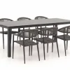 Manifesto Belpasso/Menzano 220 cm Gartenmöbel-Set 7-teilig stapelbar