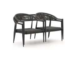 Manifesto Belpasso Sessel-Sofa Lounge-Set 4-teilig