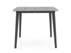 Manifesto Belpasso/Sora ø 90 cm Gartenmöbel-Set 5-teilig stapelbar