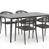 Manifesto Belpasso/Sora 160 cm Gartenmöbel-Set 5-teilig stapelbar