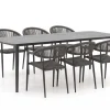 Manifesto Belpasso/Sora 220 cm Gartenmöbel-Set 7-teilig stapelbar