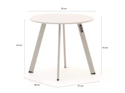 Manifesto Bovezzo Beistelltisch Outdoor ø 50 cm (h:45 cm)