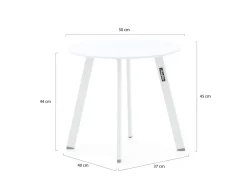 Manifesto Bovezzo Beistelltisch Outdoor-Set 3-teilig