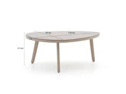 Manifesto Caldarola Sessel-Sofa Lounge-Set 5-teilig 5-Sitzer