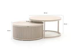 Manifesto Cavarzere/Oriago Sessel-Sofa Lounge-Set 5-teilig
