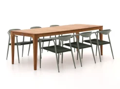 Manifesto Cavone/Bruca 220 cm Gartenmöbel-Set 7-teilig stapelbar