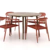 Manifesto Cavone/ROUGH-K ø 115 cm Gartenmöbel-Set 5-teilig stapelbar