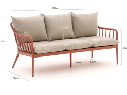 Manifesto Celante Gartensofa 3-Sitzer 182 cm