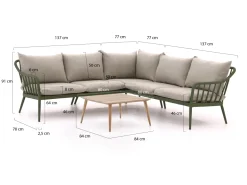 Manifesto Celante/ROUGH-K Ecklounge-Set 4-teilig