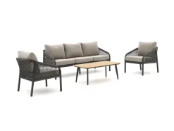 Manifesto Copparo Sessel-Sofa Lounge-Set 4-teilig