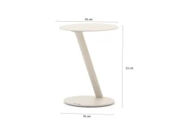 Manifesto Esino Beistelltisch ø 45 (h:53 cm)