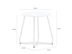 Manifesto Latera Beistelltisch Outdoor ø 45 cm (h: 45 cm)