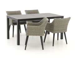 Manifesto Matese/Menzano 160 cm Gartenmöbel-Set 5-teilig