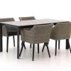 Manifesto Matese/Sestino 160 cm Gartenmöbel-Set 5-Teilig