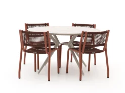 Manifesto Misurina/Sora ø 127 cm Gartenmöbel-Set 5-teilig
