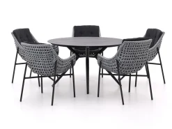 Manifesto Novara/Sora ø 127 cm Gartenmöbel-Set 6-teilig