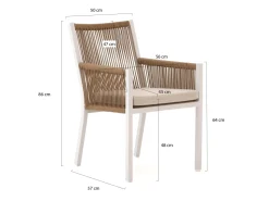 Manifesto Rivola/Bresimo 330 cm Gartenmöbel-Set 9-teilig
