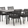 Manifesto Rivola/Fidenza 160cm dining tuinset 5-delig