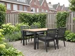 Manifesto Rivola/Fidenza 160cm dining tuinset 5-delig