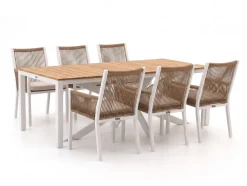 Manifesto Rivola/Furato 220 cm Gartenmöbel-Set 7-teilig