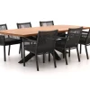 Manifesto Rivola/Induno Dänisch oval 240 cm Gartenmöbel-Set 7-teilig