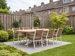 Manifesto Rivola/Induno dänisch oval 240 cm Gartenmöbel-Set 7-teilig