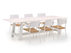 Manifesto Rivola/ROUGH-X 170cm dining tuinset 9-delig