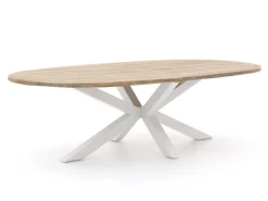 Manifesto Rivola/ROUGH-Y Ellips 280 cm Gartenmöbel-Set 9-teilig