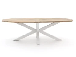 Manifesto Rivola/ROUGH-Y Ellips 280 cm Gartenmöbel-Set 9-teilig
