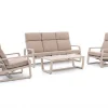 Manifesto Rubbiano Sessel-Sofa Lounge-Set 4-teilig 5-Sitzer