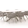 Manifesto Valsecca/Furato ellips 240 cm Gartenmöbel-Set 7-teilig