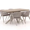 Manifesto Valsecca/Montorio 160cm dining tuinset 5-delig
