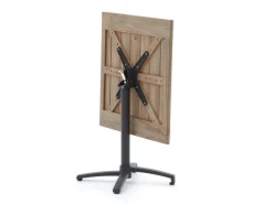 Manifesto Villongo/Canzo 80 cm Gartenmöbel-Set 5-teilig Stapelbar inklapbaar