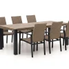 Manifesto Villongo/ROUGH-S 220 cm Gartenmöbel-Set 7-teilig stapelbar