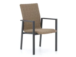 Manifesto Villongo/ROUGH-S 160 cm Gartenmöbel-Set 5-teilig stapelbar