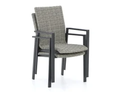Manifesto Villongo/Sestino 160 cm Gartenmöbel-Set 5-teilig stapelbar