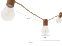 New Garden Allegra LED-Lichterkette mit Kabel 800 cm
