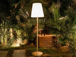 New Garden Lola Slim Solar-Stehlampe für draußen LED aufladbar dimmbar ø 28 cm (h: 119 cm)