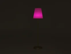 New Garden Lola Slim Solar-Stehlampe für draußen LED aufladbar dimmbar ø 44 cm (h: 177 cm)