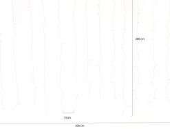 New Garden Luceo LED-Lichterkette mit Kabel 200 cm