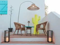 New Garden Niza LED-Stehlampe für draußen aufladbar dimmbar ø 80 cm (h: 230 cm)