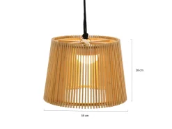 New Garden Okinawa LED-Hängeleuchte aufladbar dimmbar ø 39 cm (h: 28 cm)