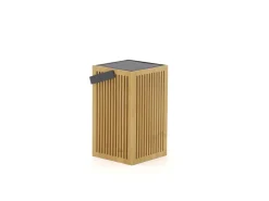 New Garden Okinawa Solar-Laterne aufladbar dimmbar 14,5x14,5x24 cm