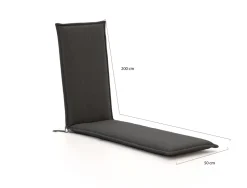 Outdoor Kissen für Deckchair 200x50 cm
