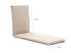 Outdoor Kissen für Gartenliege 200x60 cm