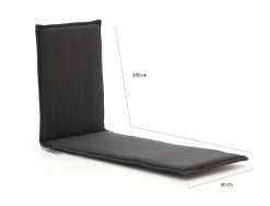 Outdoor Kissen für Gartenliege 200x60 cm